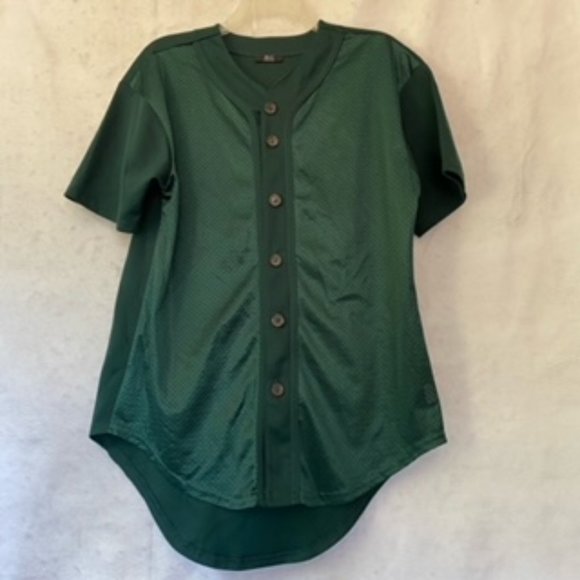 MJC Dark Forest Green Women's athletic Short Sleeve Jersey - Picture 1 of 9